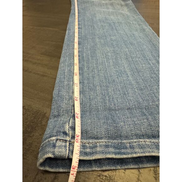 Lee Straight Leg Relaxed Fit Mid Rise Jeans - Sz 8 - Picture 7 of 10